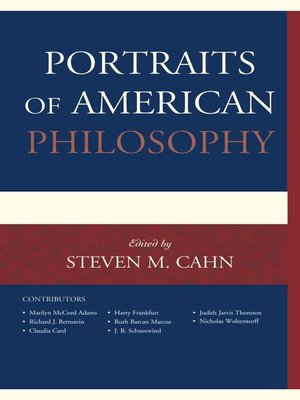 cover image of Portraits of American Philosophy